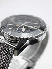 2018 Breitling Superocean Heritage II 46 Complete Black Box Papers A13312