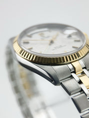 2019 Tudor Date Day Gold & Steel Silver Dial 36mm Men's Watch 76213 - Box/Papers