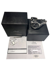 2020 Sinn EZM13 Chrono Steel Black 41mm Automatic Men’s Watch EZM13 - Box/Papers