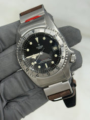 2020 Tudor Black Bay P01 Automatic 42mm Stainless Steel Mens Strap Watch 70150