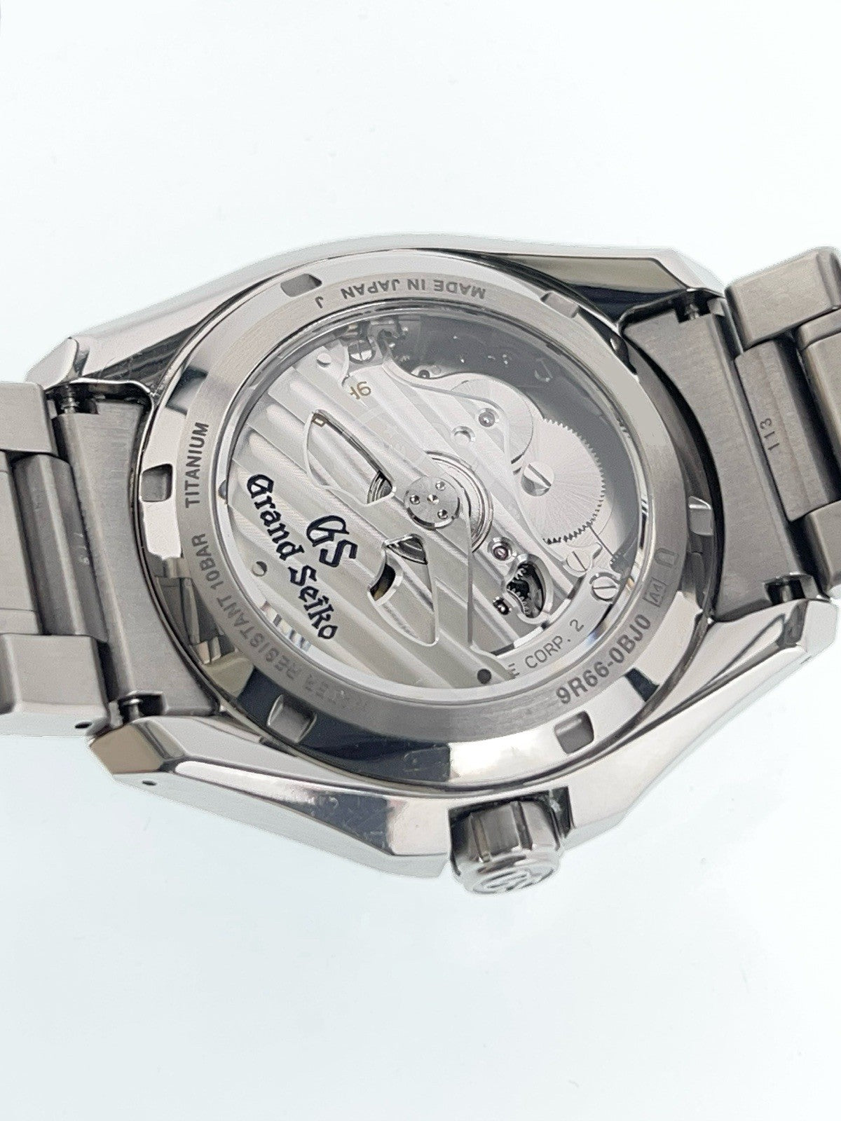 Grand Seiko Evolution Titanium Black Dial 41mm Automatic Men’s Watch SBGE283