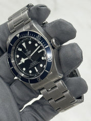 2021 TUDOR Black Bay Blue Stainless Steel Men's Watch 79230B - Box & Papers