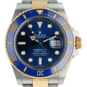 Rolex Submariner Date Gold & Steel Blue Dial 41mm Automatic Movement Mens 126613
