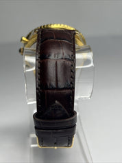 Vintage Gallet By Racine Excel-O-Graph 43mm Gold Tone Case Watch -PLEASE READ