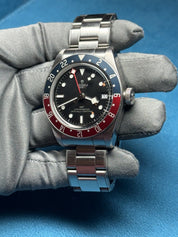 2021 Tudor Black Bay GMT Pepsi Stainless Steel Men's Watch 79830RB Box & Papers