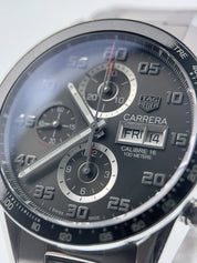 Tag Heuer Carrera Stainless Steel Gray Dial 43mm Automatic Men’s Watch CV2A1U