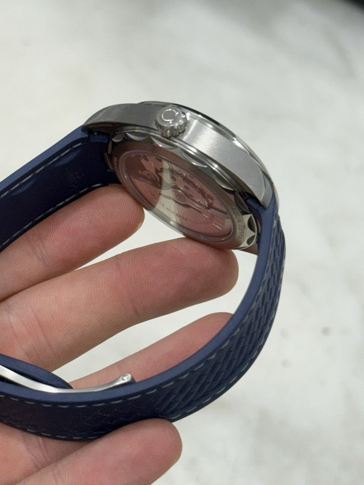 2021 Omega Seamaster GMT Aqua Terra Worldtimer Blue Dial 220.12.43.22.03.001