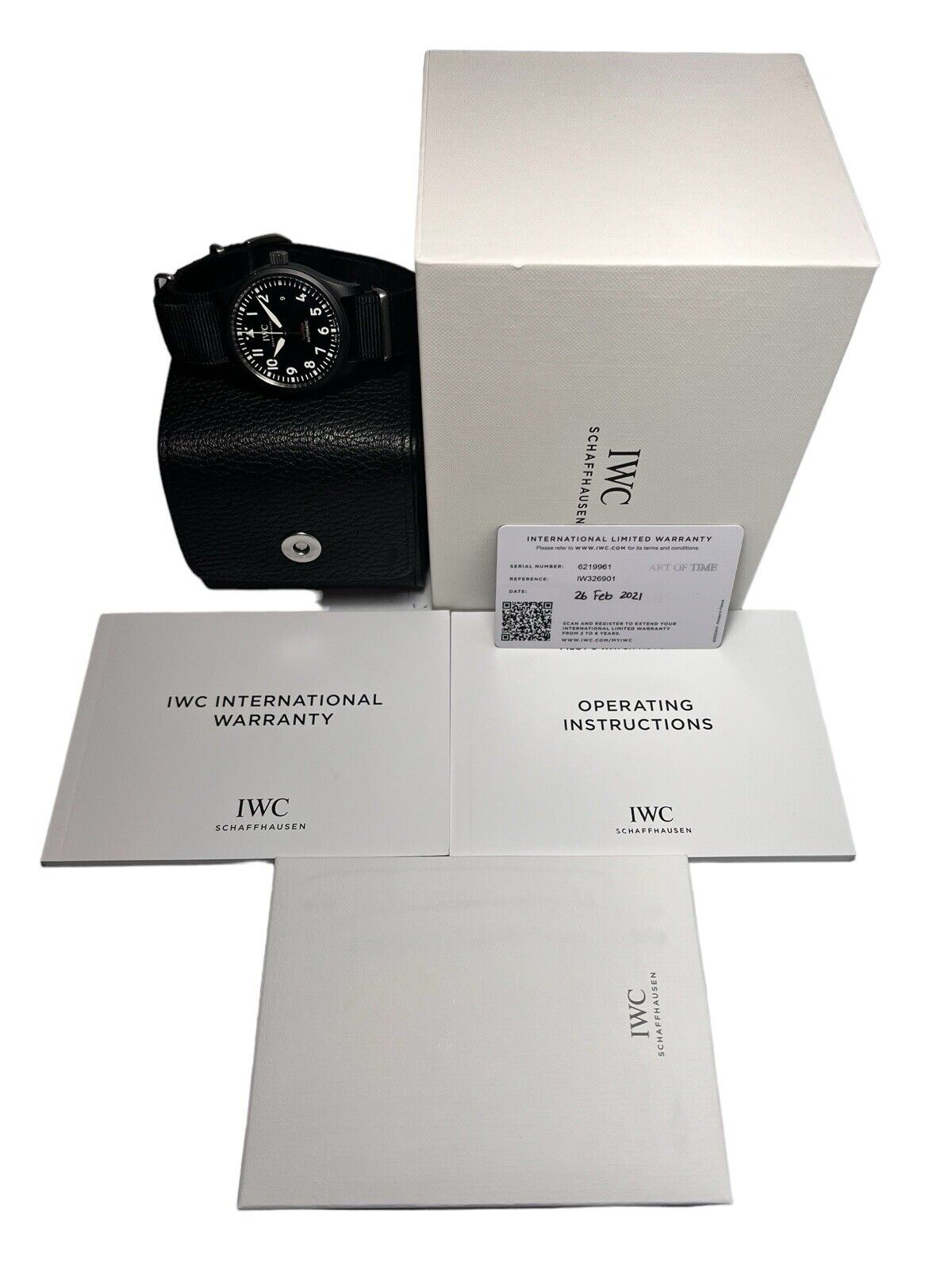 2021 IWC Pilot Ceramic Black 41mm Automatic Men’s Watch IW326901 - Box/Papers