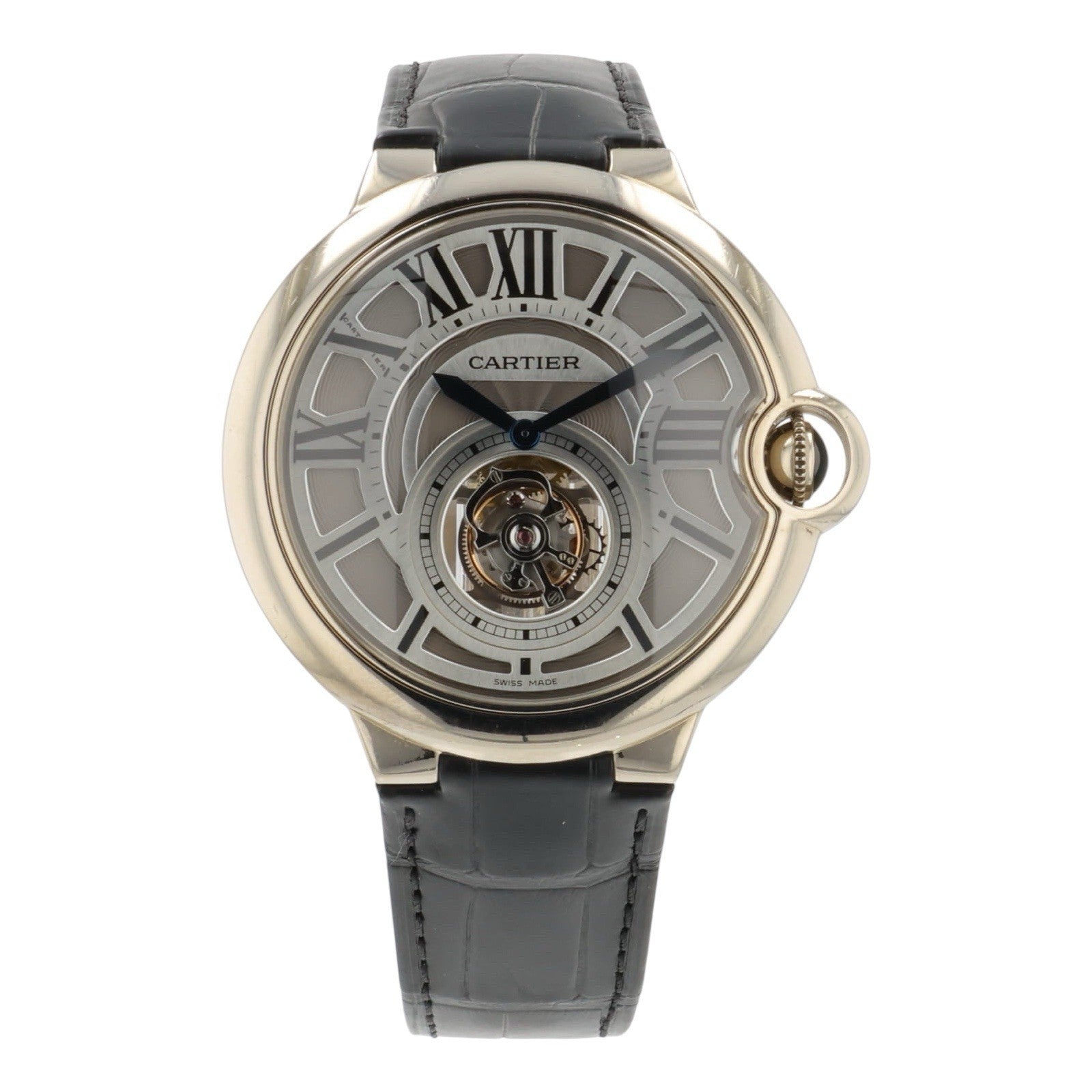Cartier Ballon Bleu Tourbillon 18k White Gold 46mm Manual Wind Men’s W6920021