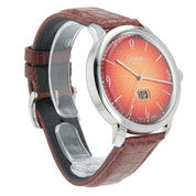 Glashutte Original Sixties Steel Red Dial 42mm Automatic Mens 2-39-47-09-02-04