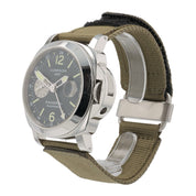 Panerai Luminor GMT Stainless Steel Black Dial 44mm Automatic Mens PAM00088