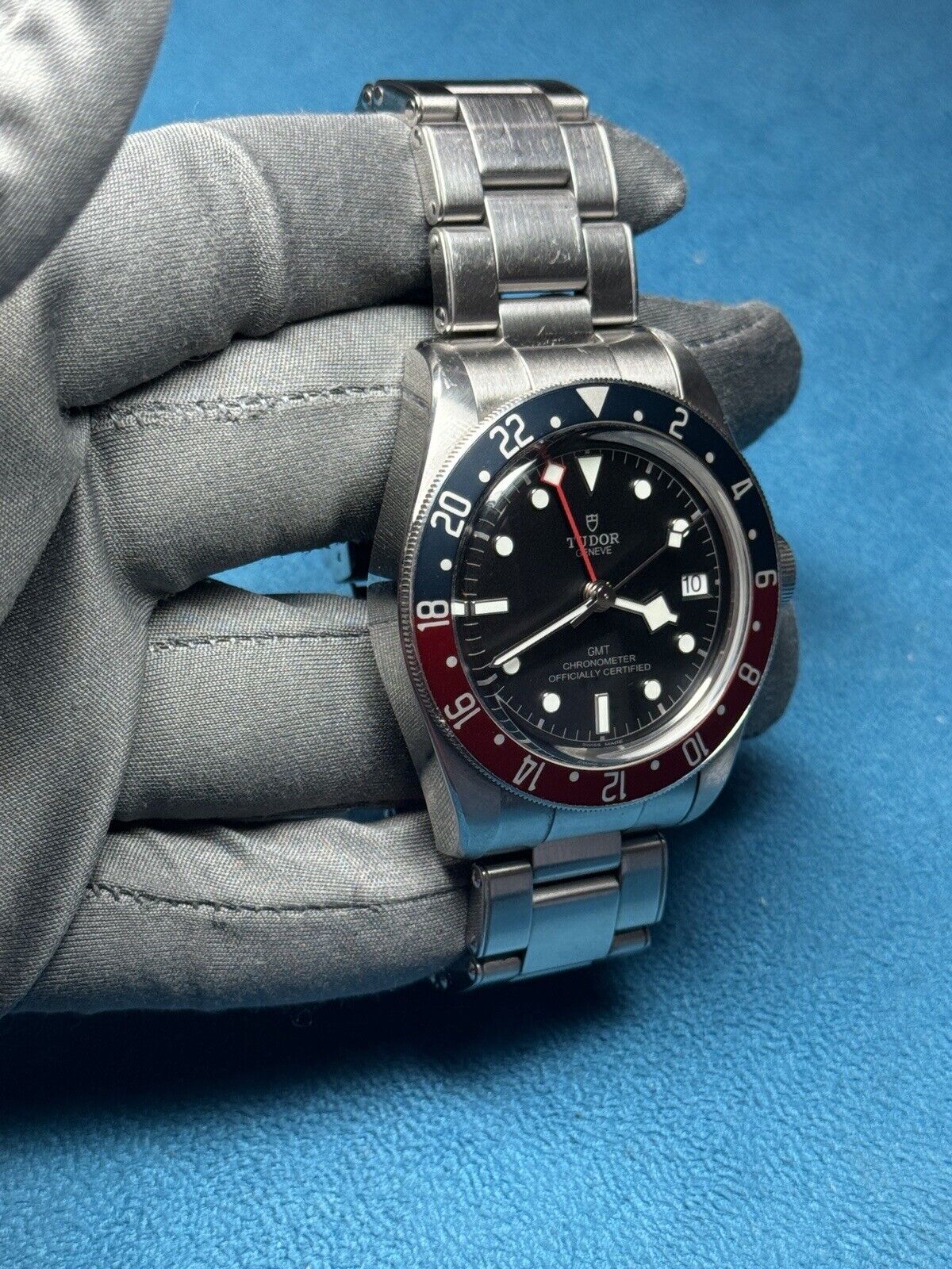 2021 Tudor Black Bay GMT Pepsi Stainless Steel Men's Watch 79830RB Box & Papers