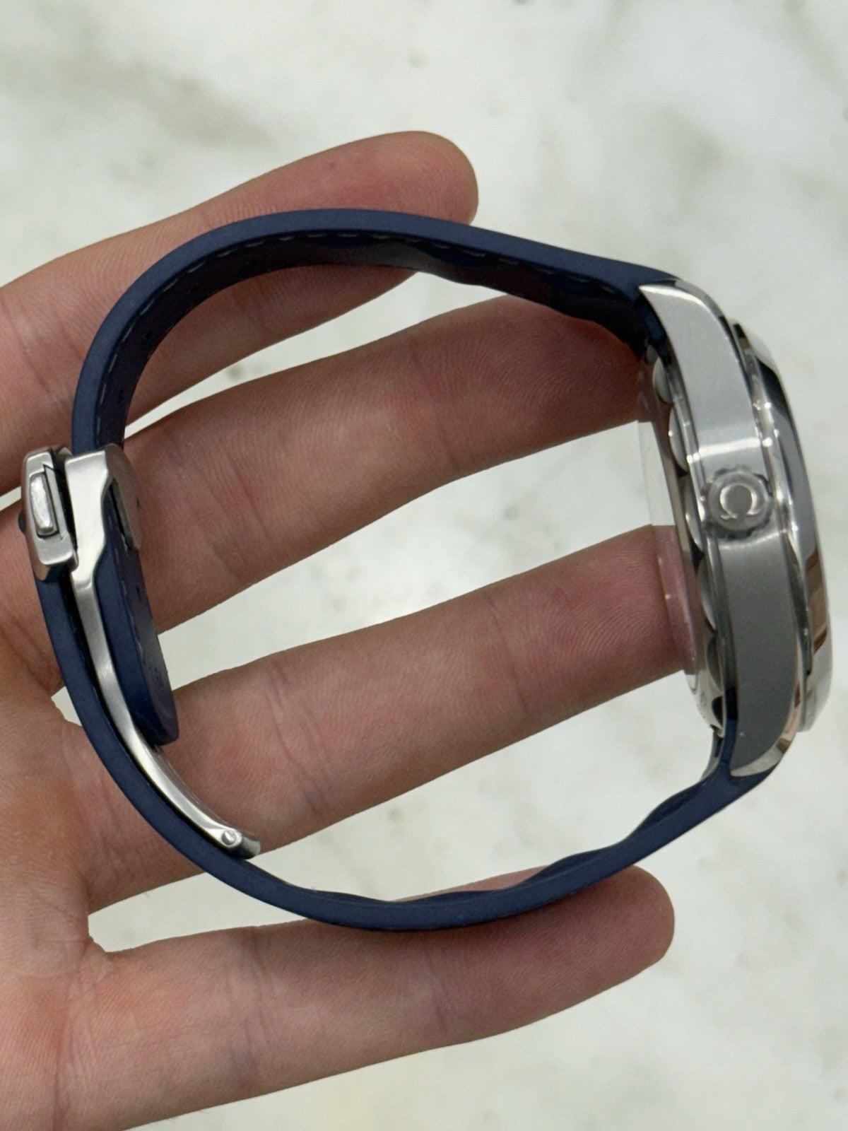 2021 Omega Seamaster GMT Aqua Terra Worldtimer Blue Dial 220.12.43.22.03.001