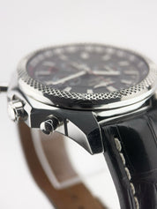 Breitling Bentley Barnato Steel Black Dial 49mm Automatic Mens Watch A25368