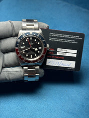 2021 Tudor Black Bay GMT Pepsi Stainless Steel Men's Watch 79830RB Box & Papers