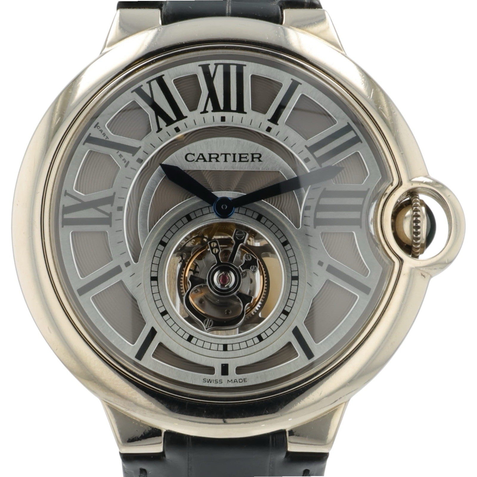 Cartier Ballon Bleu Tourbillon 18k White Gold 46mm Manual Wind Men’s W6920021