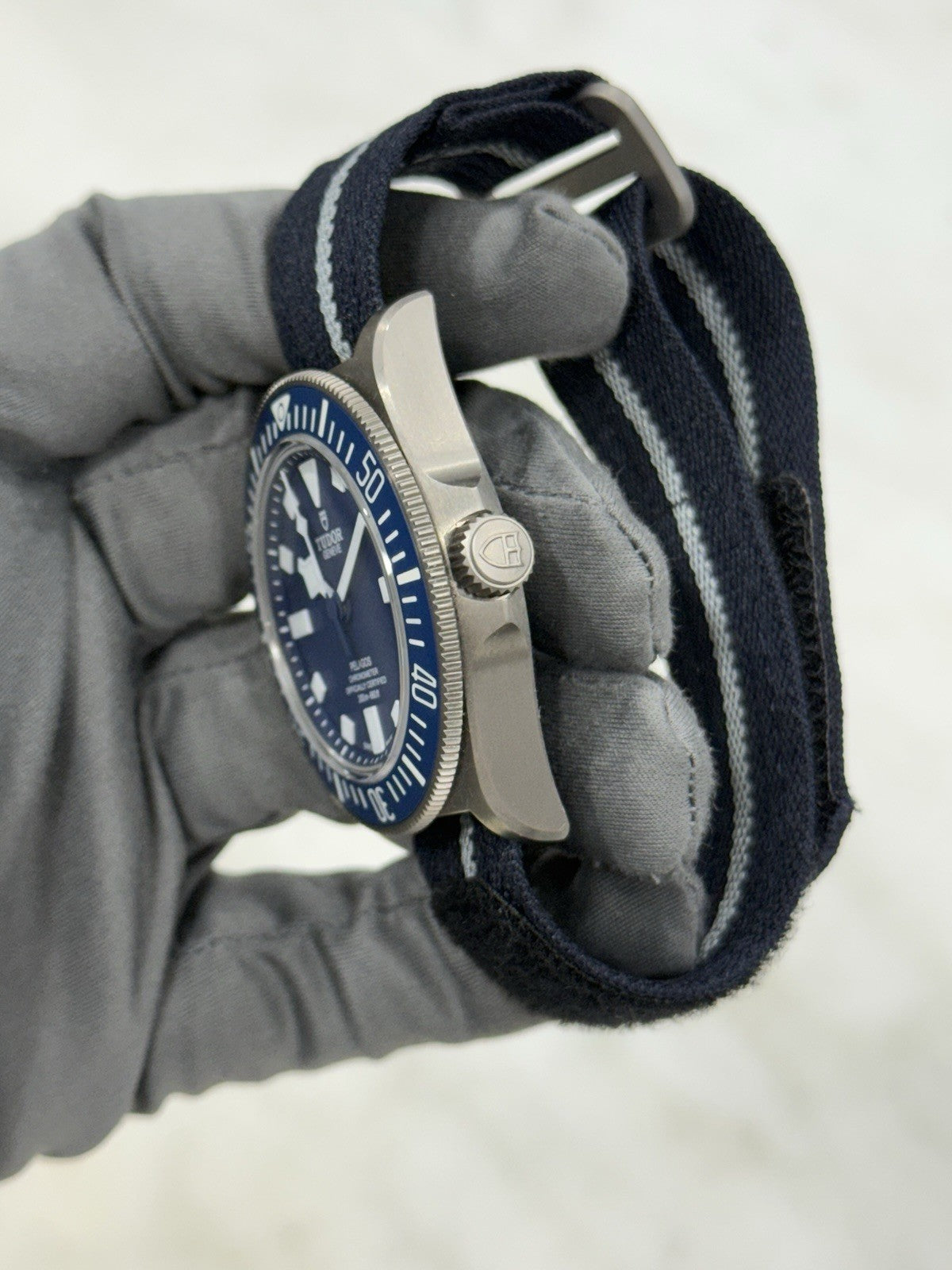 2022 Tudor Pelagos FXD 42mm Navy Blue Dial Titanium 25707B/23 Watch - Box/Papers