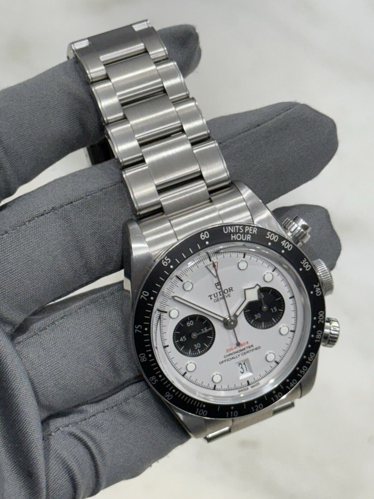 2021 Tudor Black Bay Chrono Steel Panda 41mm Automatic Men’s Watch 79360N