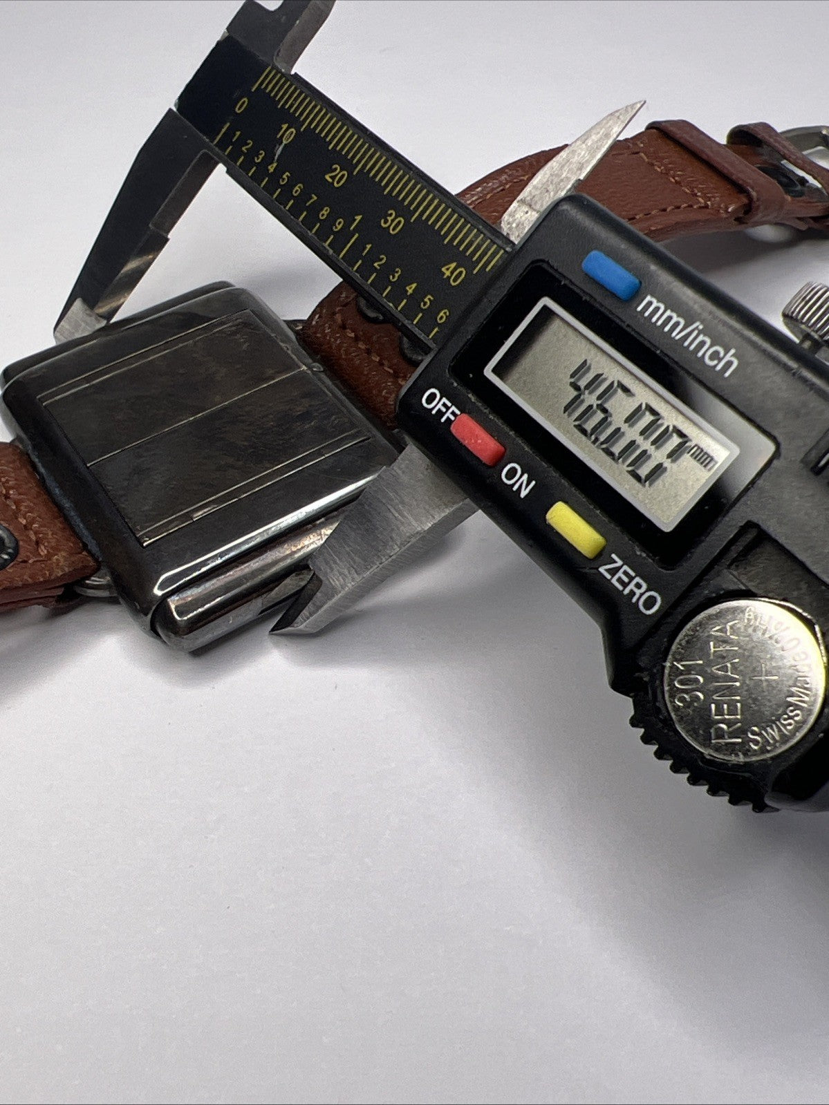 Tavannes Watch Swiss Sterling 925 Case Opens Closes Wrist To Clock -PARTS REPAIR