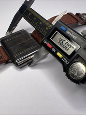 Tavannes Watch Swiss Sterling 925 Case Opens Closes Wrist To Clock -PARTS REPAIR