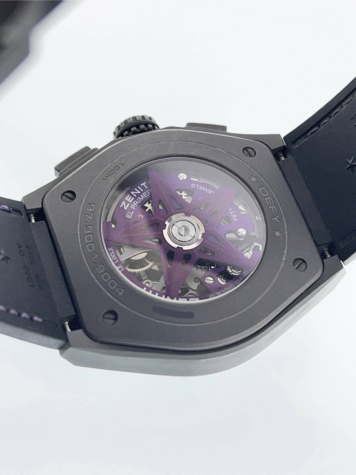 Zenith Defy 21 Ultraviolet Titanium Purple Dial 44mm Automatic 97.9100.9004