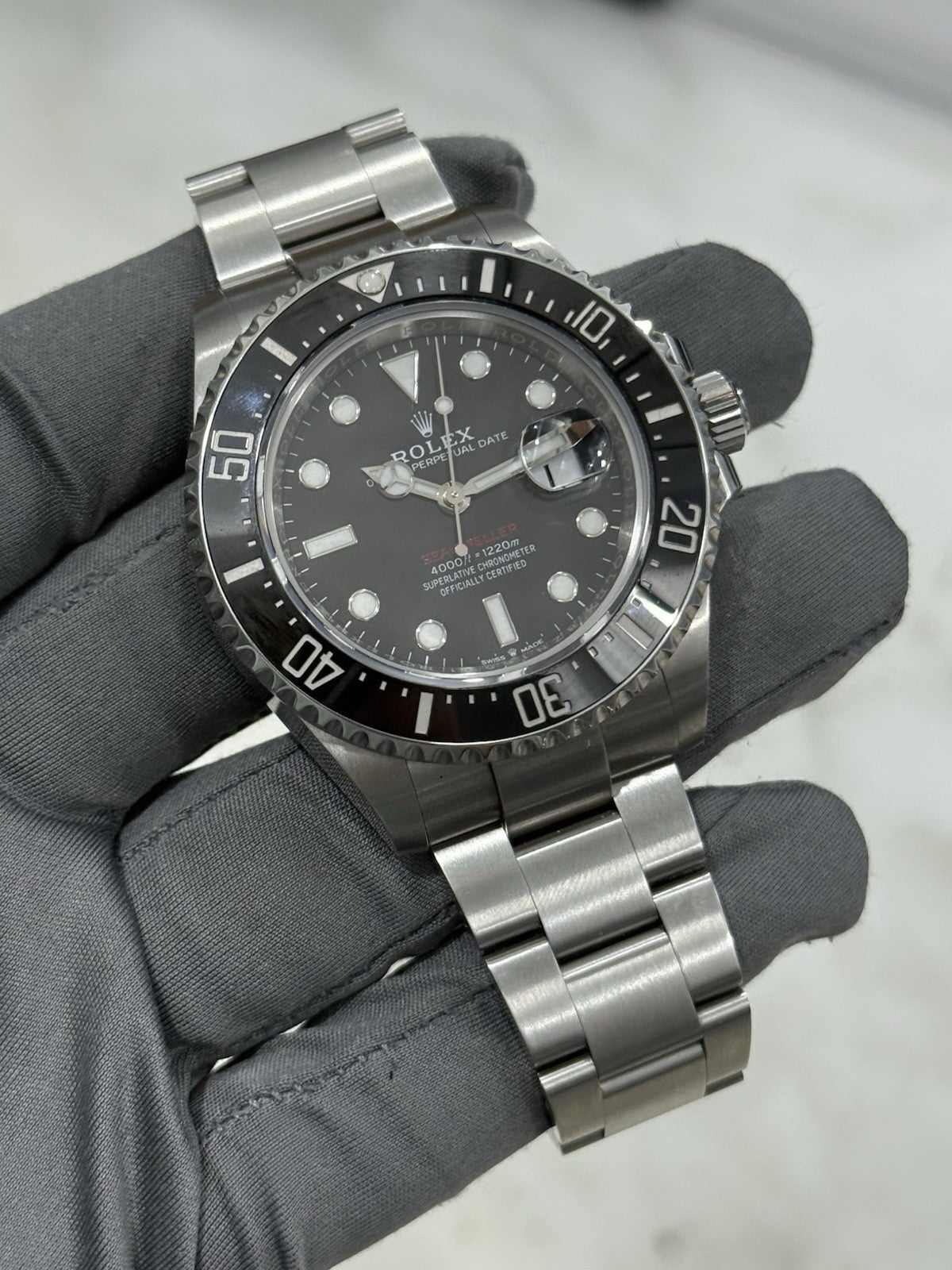 2019 Rolex Sea Dweller Red Letter Steel Black Dial 43mm Men’s Watch 126600