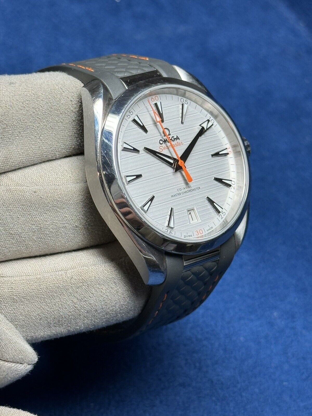 2018 Omega Seamaster Aqua Terra Automatic Silver Dial Watch 220.12.41.21.02.002