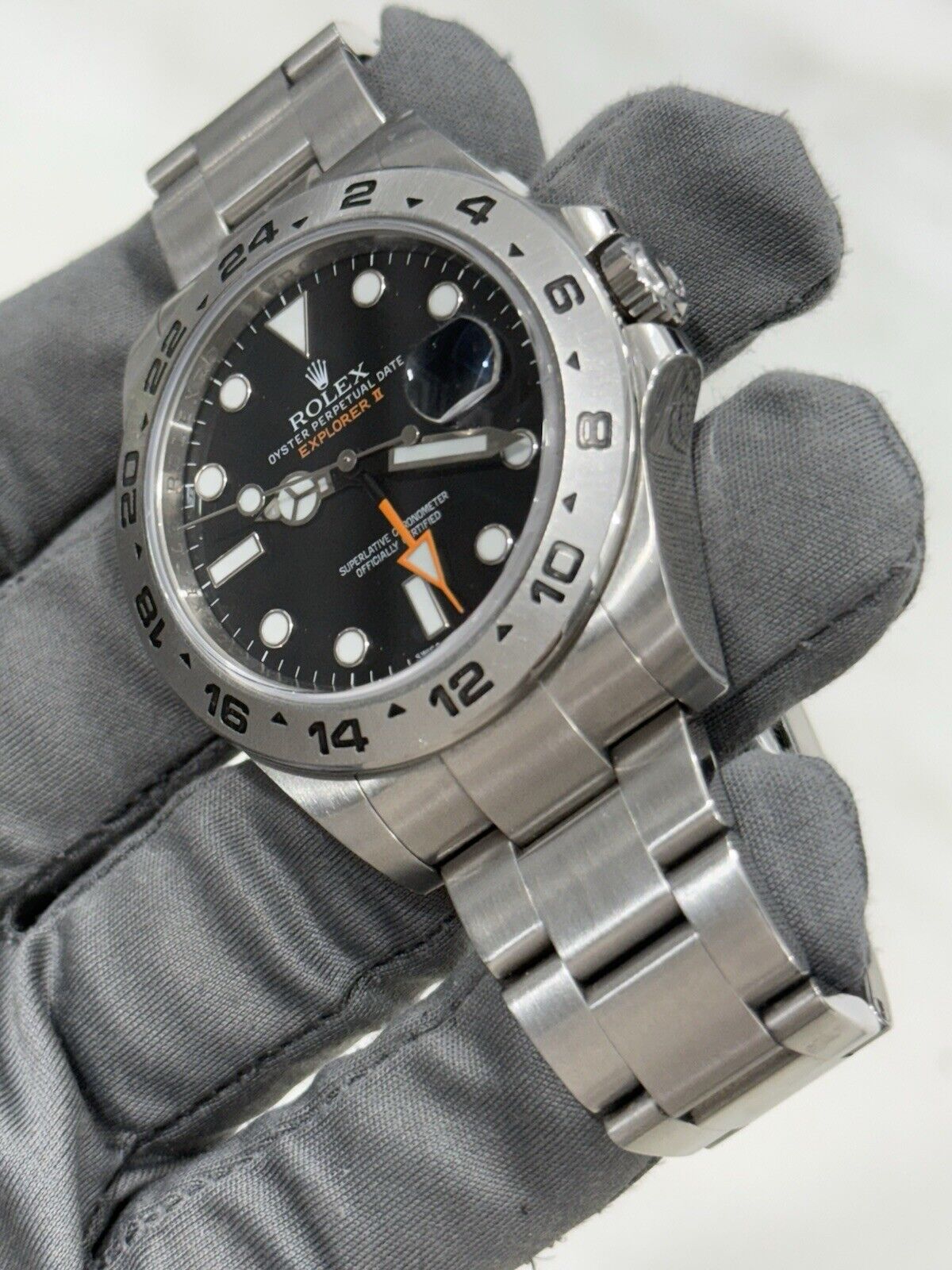 2014 Rolex Explorer II Steel Black Dial 42mm Automatic Men’s Watch 216570