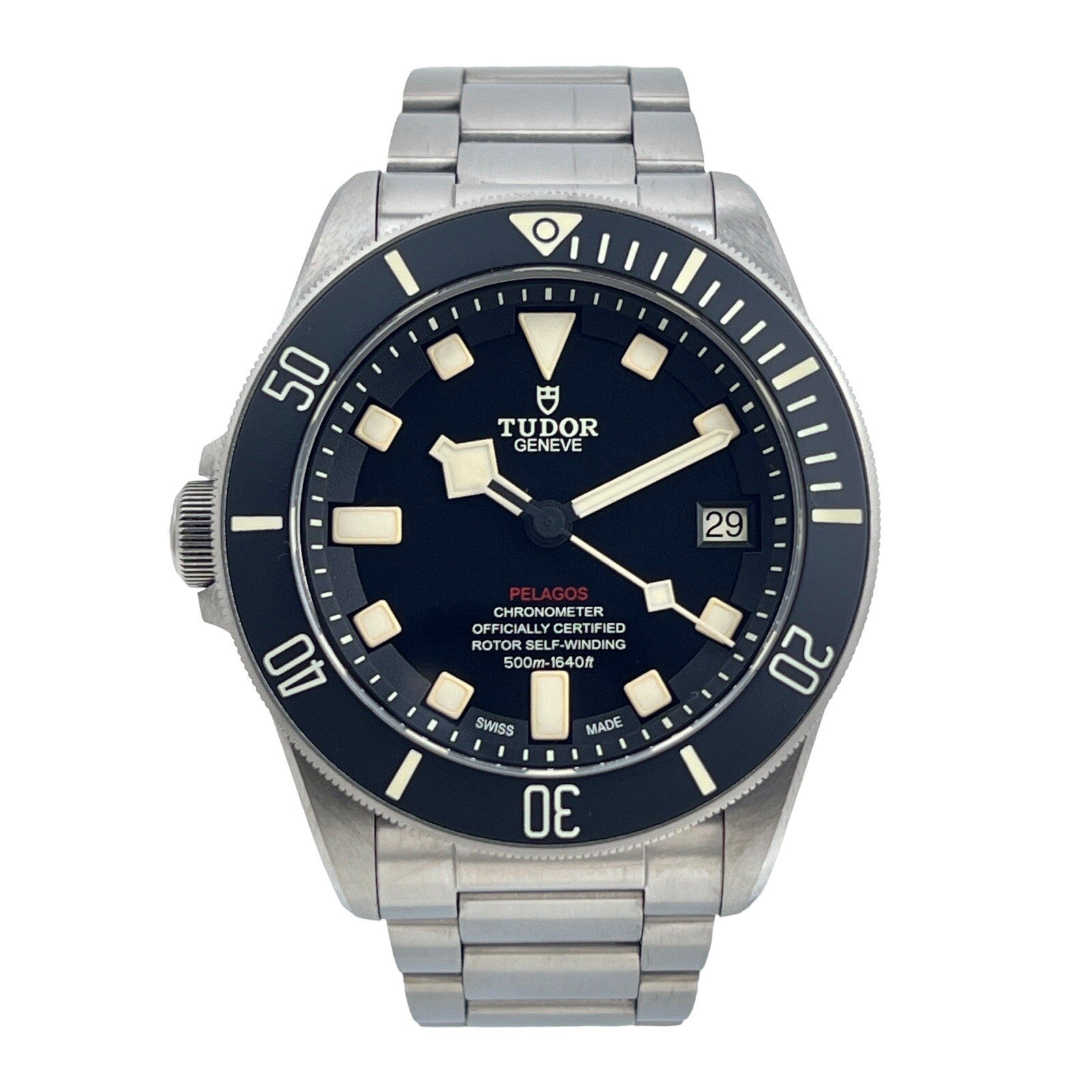2018 Tudor Pelagos LHD Men's Black Dial 25610TNL Titanium Automatic Watch - B/P