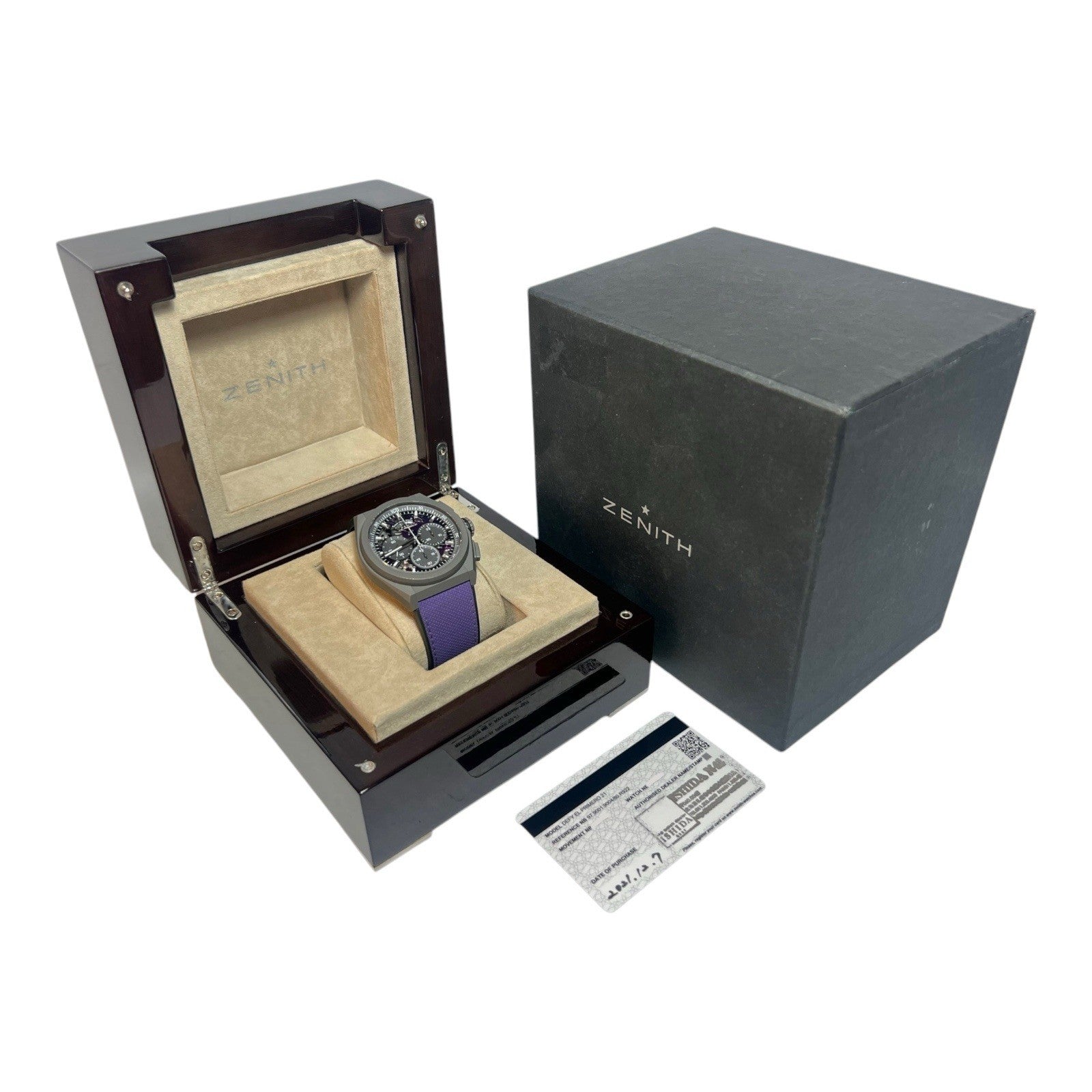 Zenith Defy 21 Ultraviolet Titanium Purple Dial 44mm Automatic 97.9100.9004