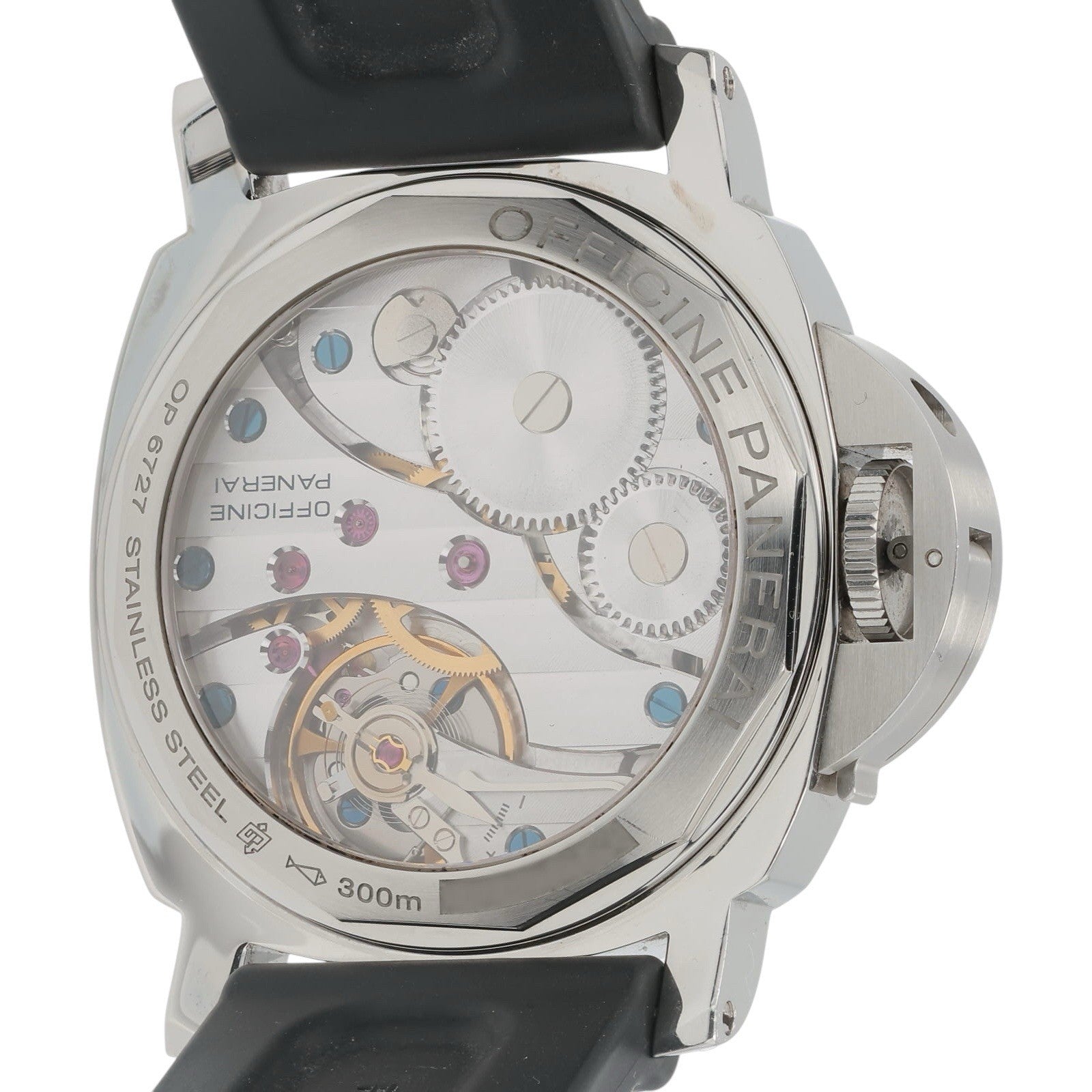 Panerai Luminor Base Stainless Steel Black Dial 44mm  Manual Wind Mens PAM00112