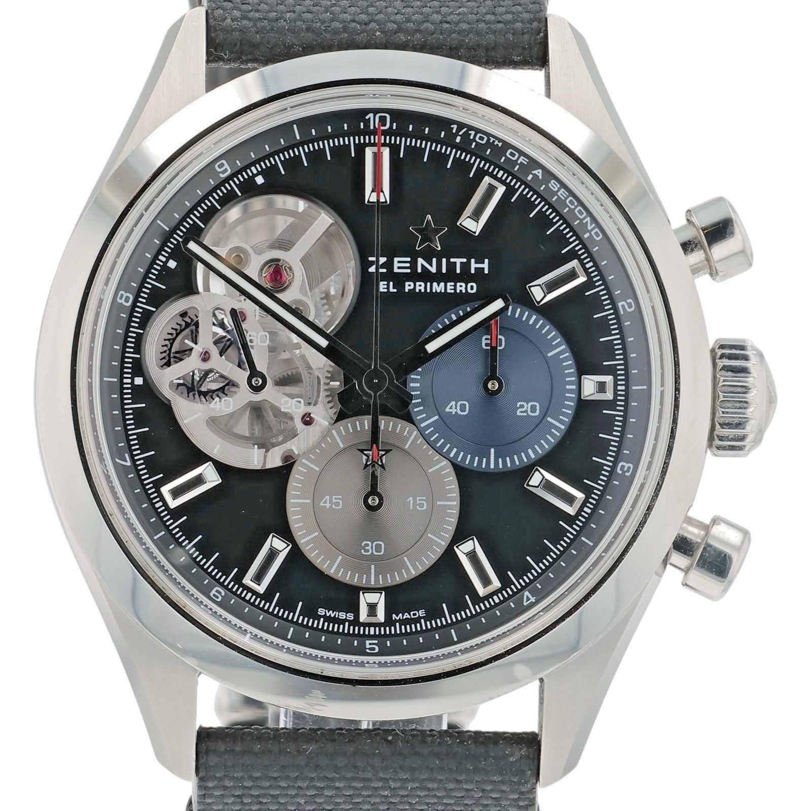 Zenith El Primero Steel Black Dial 39mm Automatic Men’s Watch 03.3300.3604