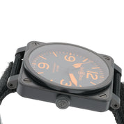 Bell & Ross BR 01-92  Stainless Steel Orange Dial 46mm Automatic Men’s BR01-92