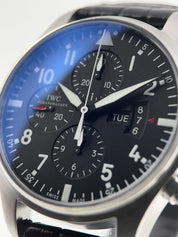 2016 IWC Pilot Chronograph Stainless Steel 43mm Automatic Men’s Watch IW377701
