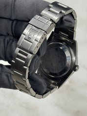 2000 Rolex Explorer I Black 36mm Oyster Stainless Steel Automatic Watch 114270