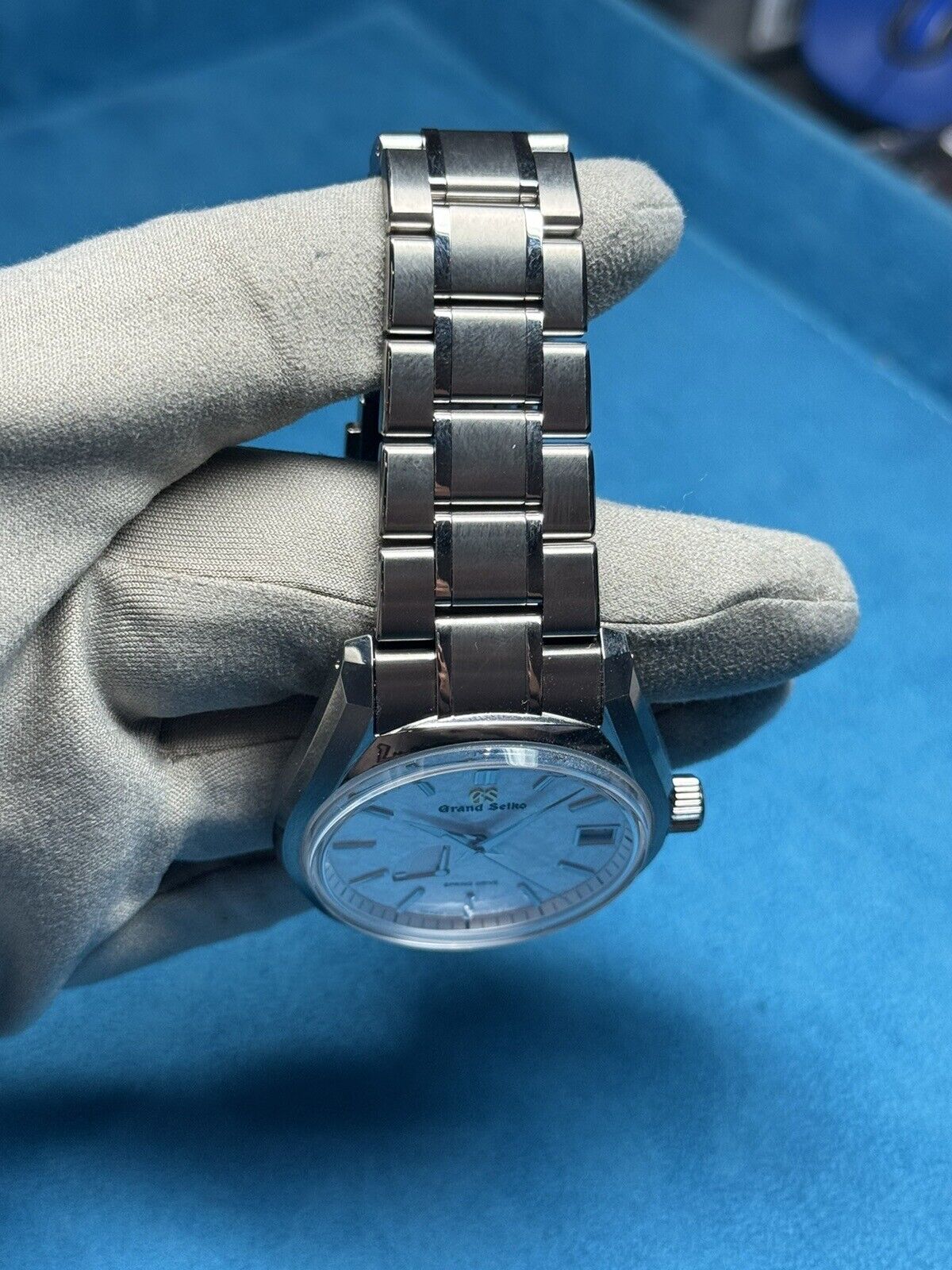 2023 Grand Seiko SBGA413 Spring Pink Dial Men's 40mm Automatic Watch - B/P