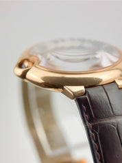 2021 Cartier Ballon Bleu 18k Rose Gold Dial 40mm Automatic Men's Watch WGBB0035