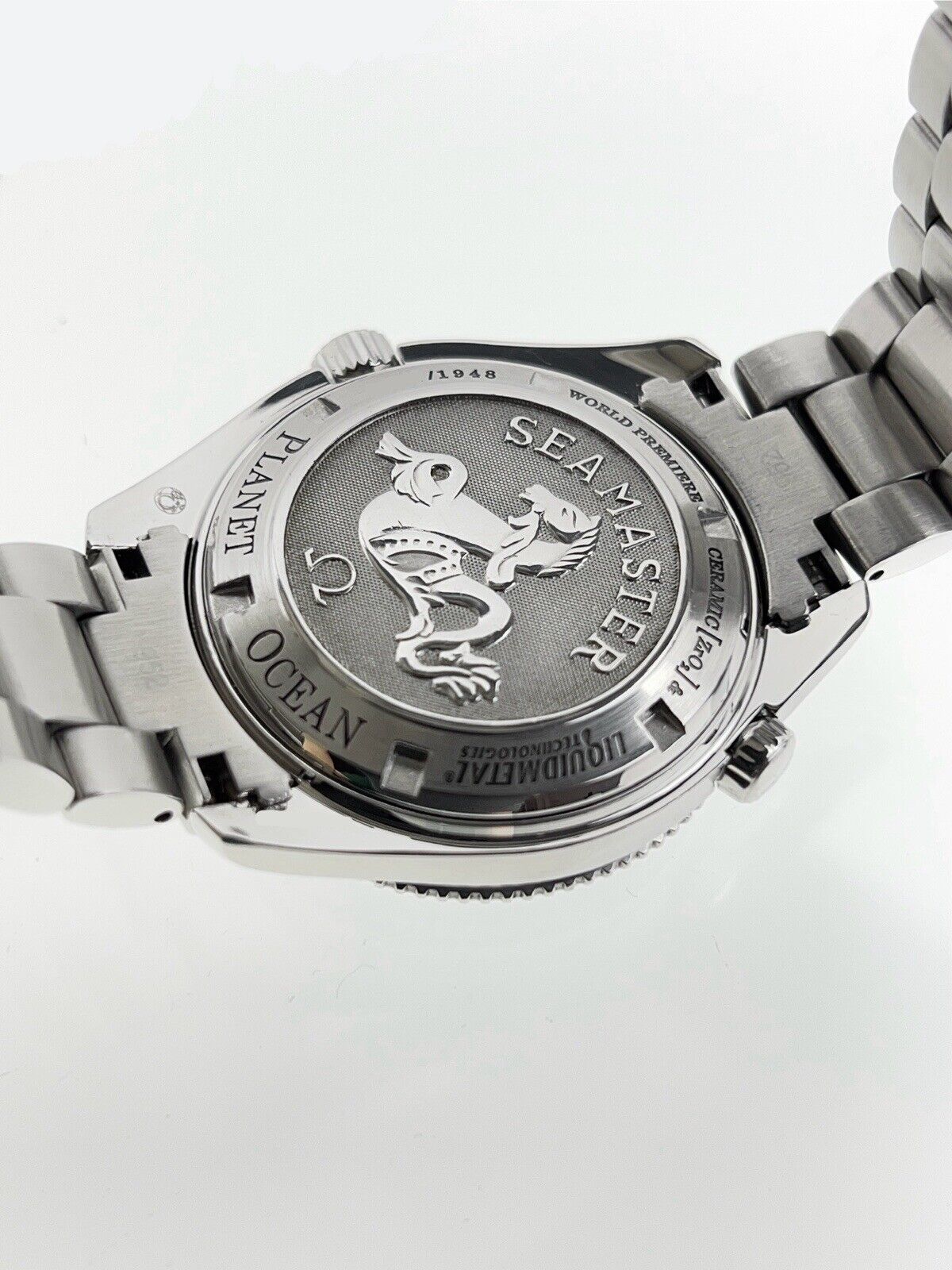 Omega Seamaster Planet Ocean Liquid Metal Steel Black 42mm Automatic Men’s Watch