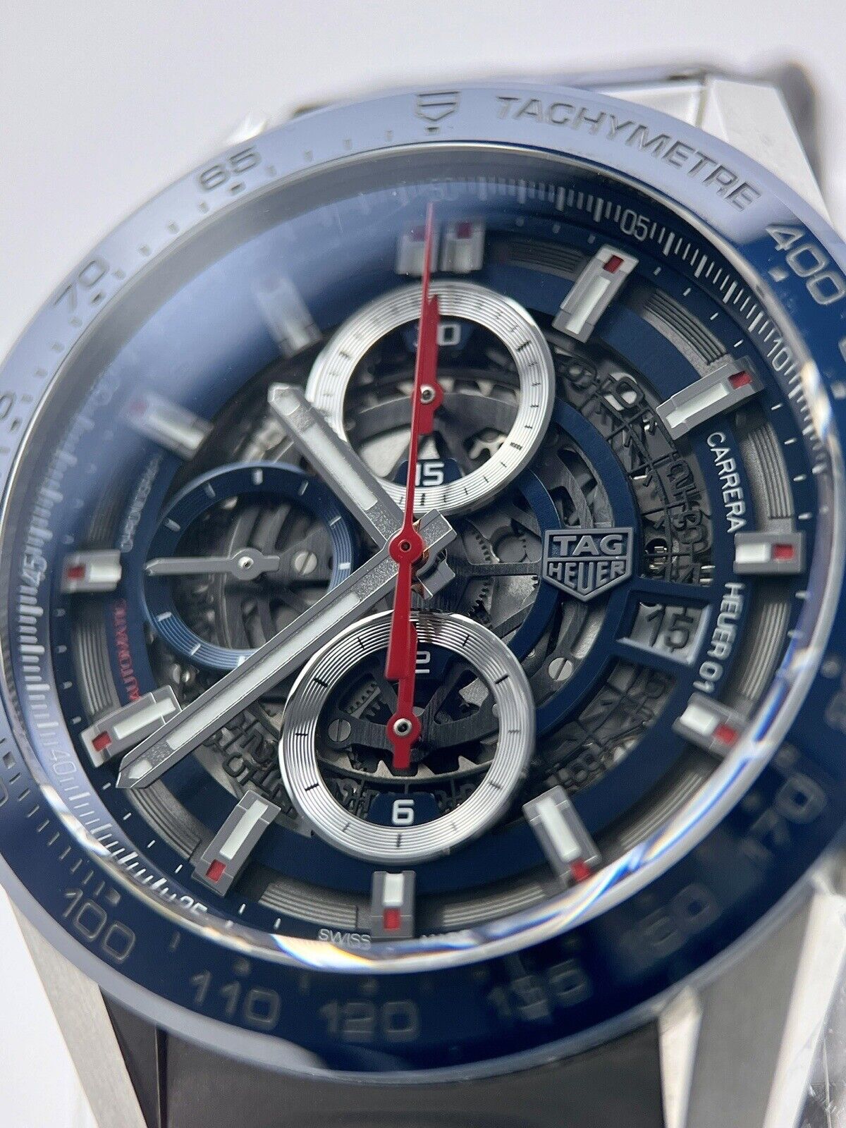 2020 Tag Carrera Caliber Heuer 01 CAR201T Men's Watch 43mm - Box And Papers