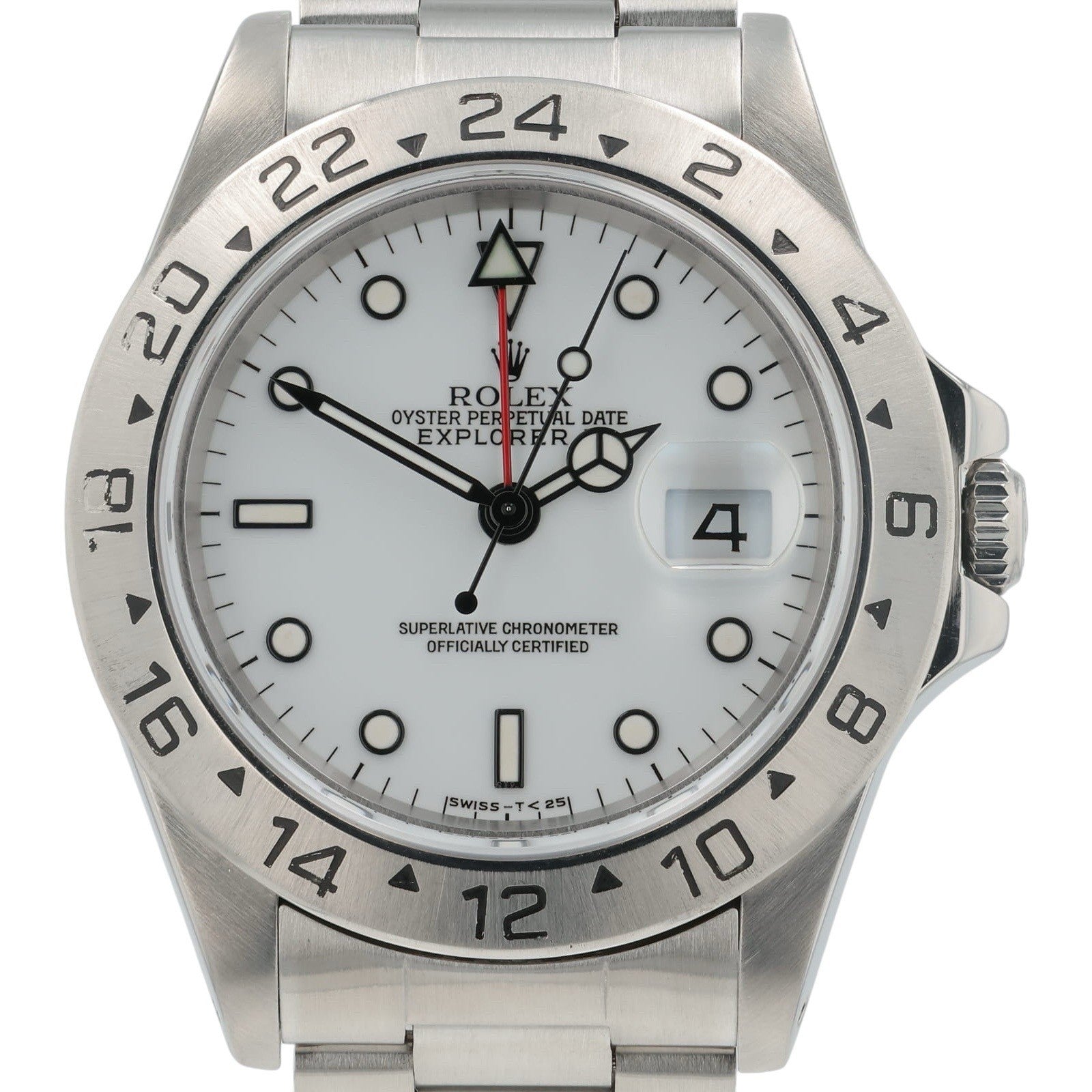 Rolex Explorer II Stainless Steel White Dial 40mm Automatic Men’s Watch 16570