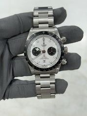 2022 Tudor Black Bay Chrono Steel Panda 41mm Automatic Mens Watch 79360N
