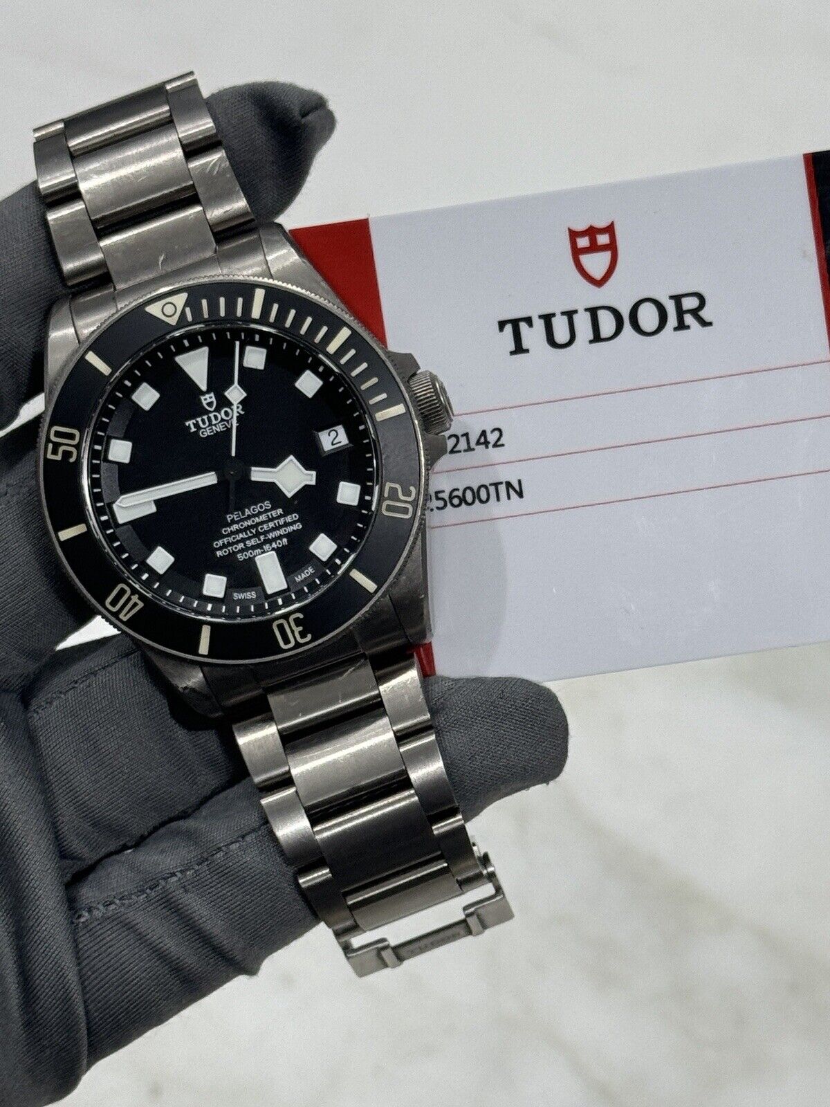 2016 Tudor Pelagos Chronometer Automatic 42mm Black Dial Men's Watch 25600TN