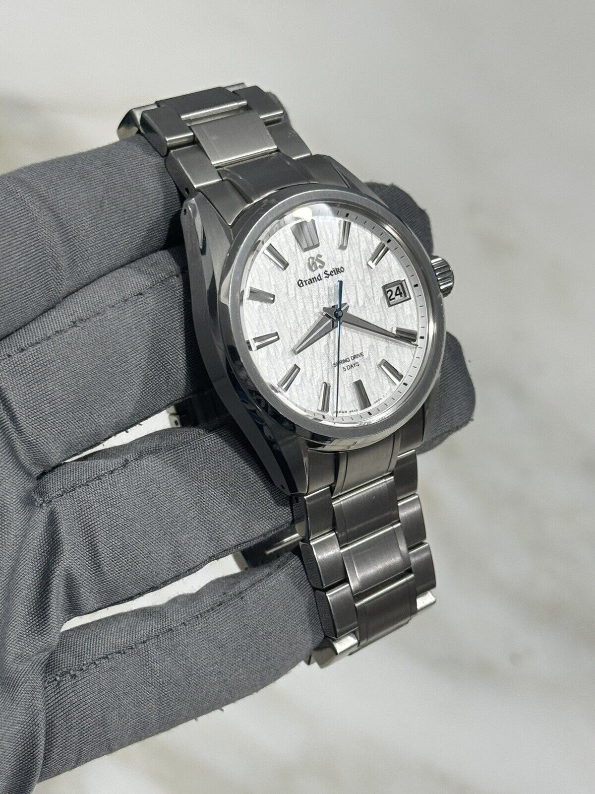 2022 Grand Seiko Evolution 9 White Birch Collection  SLGA009 Silver Dial 40mm
