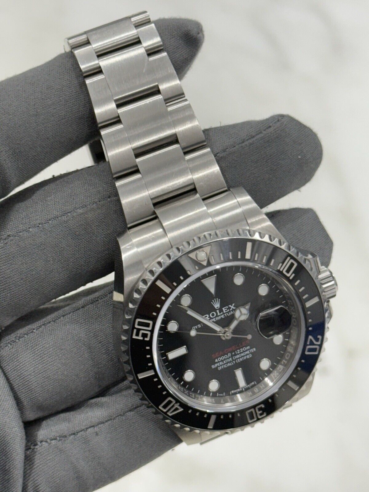 2018 Rolex Sea Dweller Red Letter Steel Black 43mm Automatic Men’s Watch 126600