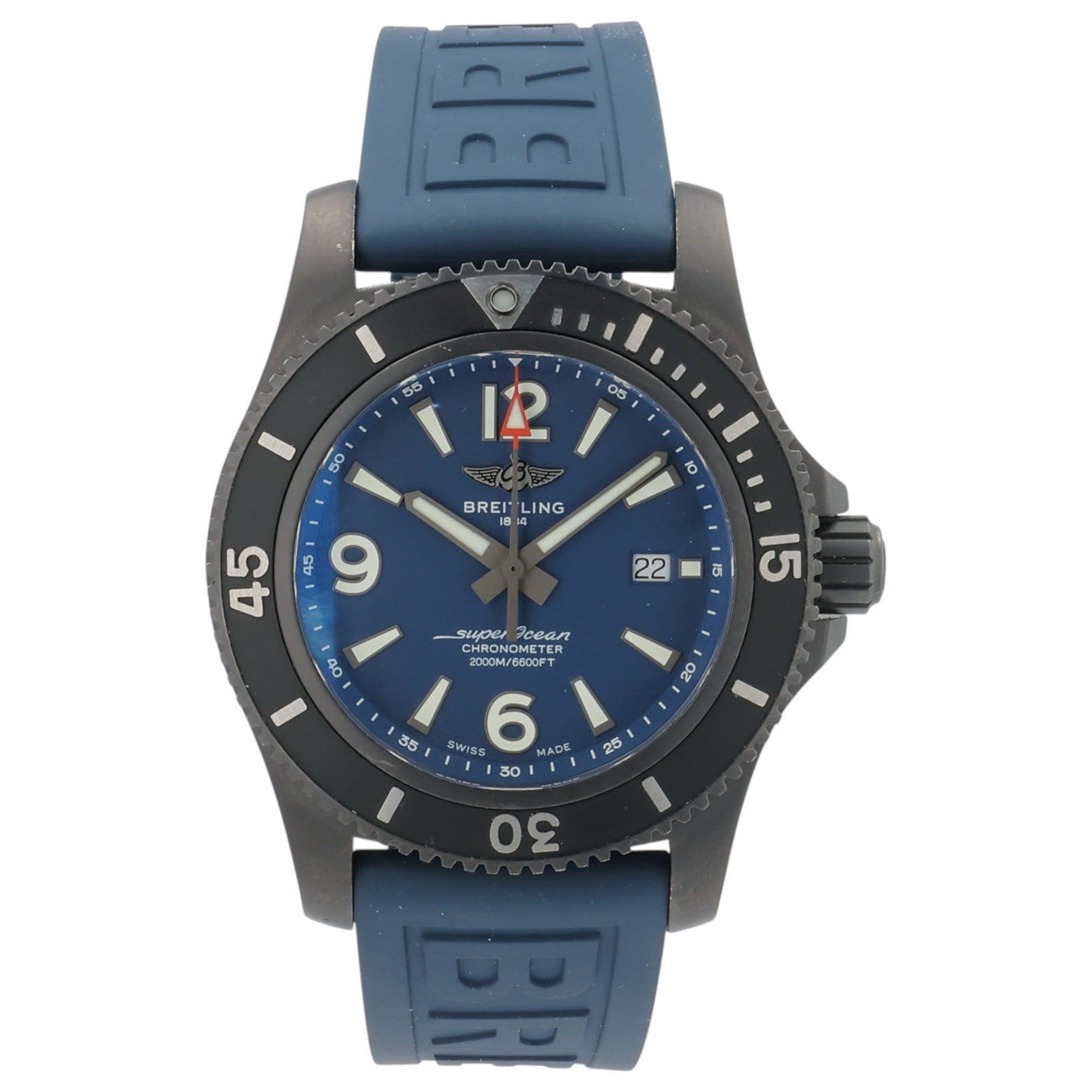 Breitling Superocean 46 Stainless Steel Blue Dial 46mm Automatic Men’s M17368