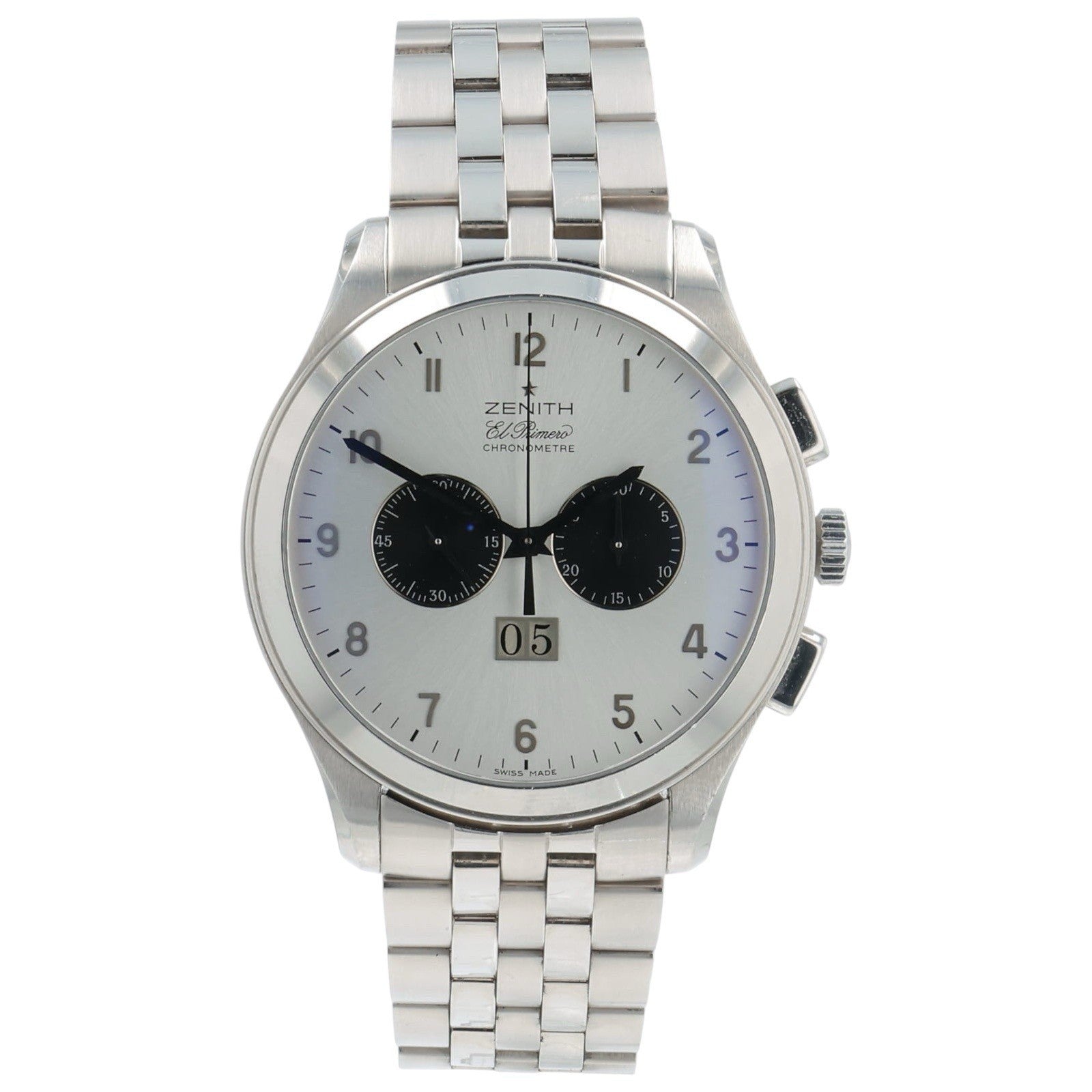 Zenith El Primero Steel Silver Dial 44mm Automatic Men’s Watch 03.0520.4100