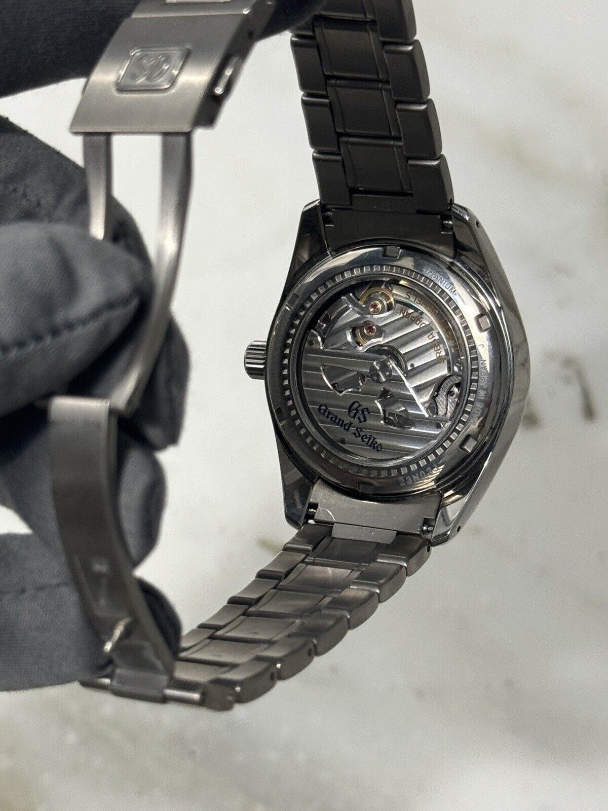 2023 Grand Seiko Spring Drive Snowflake Date Watch SBGA211 Titanium  - Box/Paper