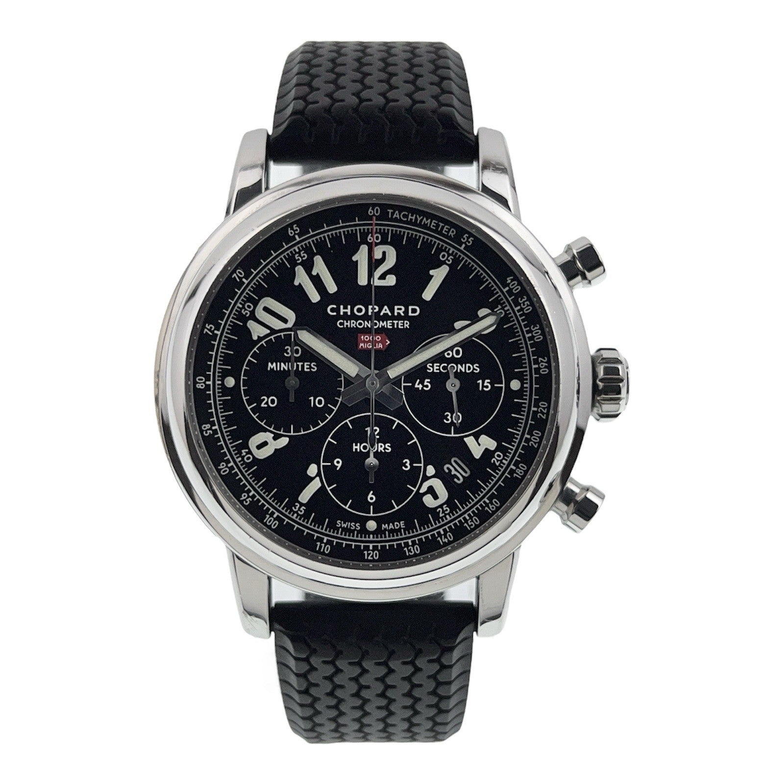 Chopard Mille Miglia Stainless Steel Black Dial 42mm Automatic Mens 168589-3002
