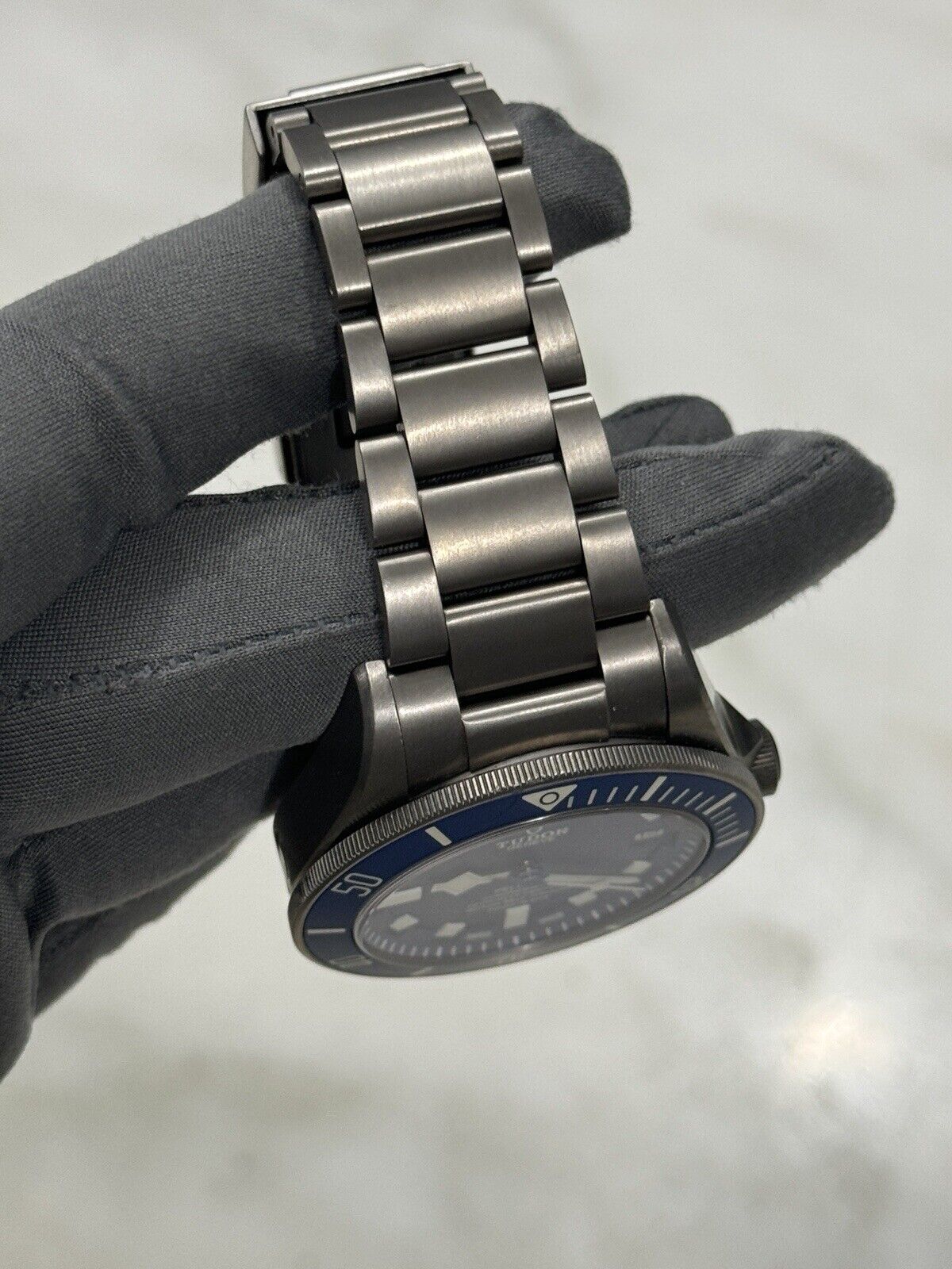 2020 Tudor Pelagos BLUE Titanium 42mm 25600TB Automatic Dive Date Watch -  B&P