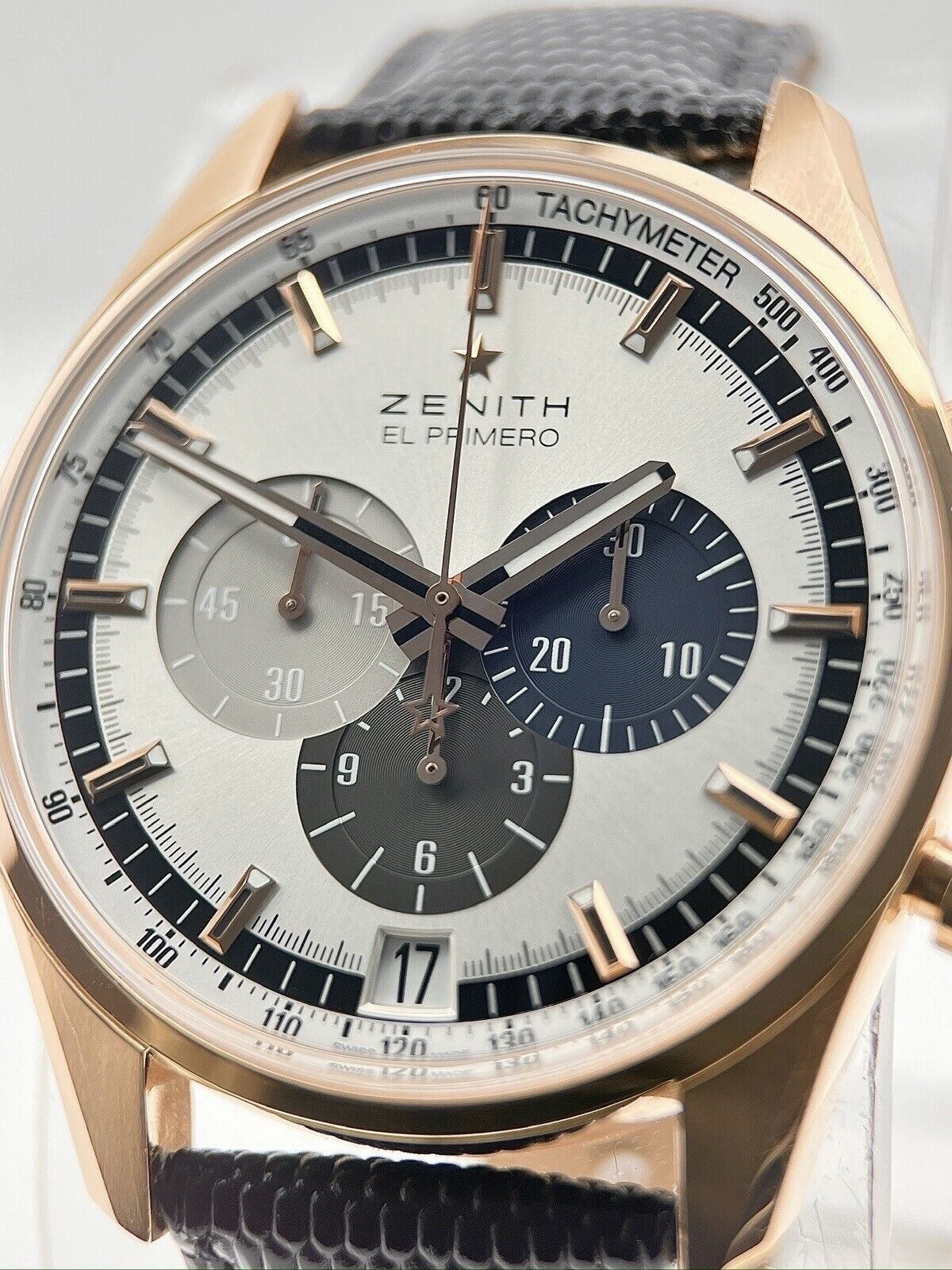 Zenith El Primero Chronomaster 18k Rose Gold Automatic 42mm 18.2043.400